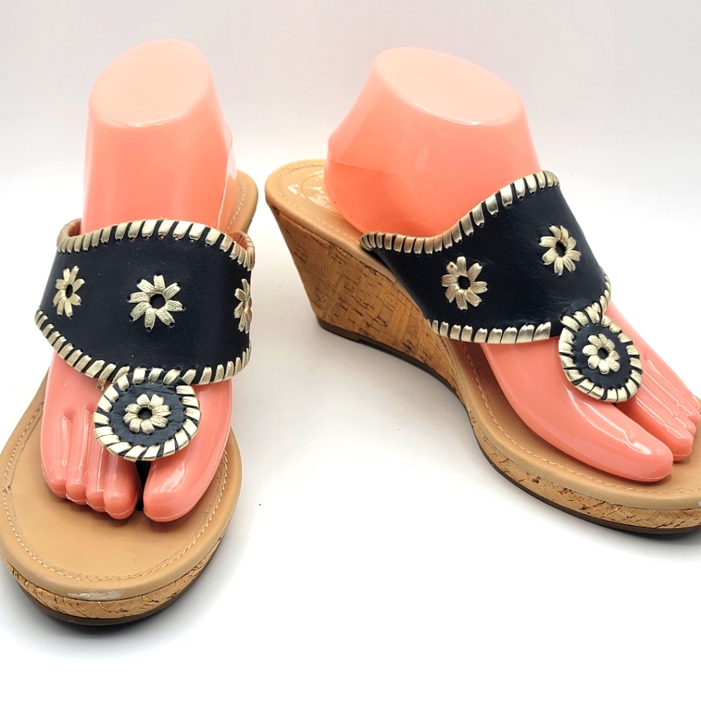 Jack Rogers Cork Wedge Size 11M. ‎ S1096